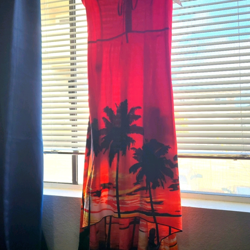 Beautiful Red Summer Dress XL